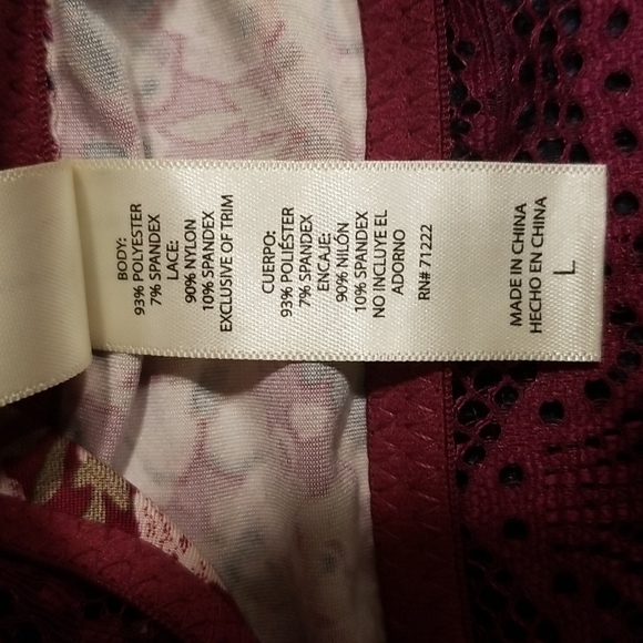 💕JESSICA SIMPSON💕 2 Pack Bralettes Floral & Blue Lace Large L NWT - Picture 13 of 14